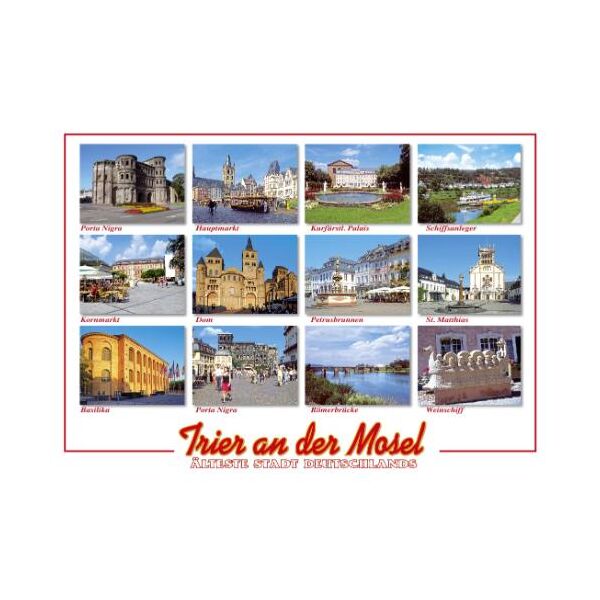 Trier Tischset Unterlage 44x32 cm Älteste Stadt Deutschlands 12 Fotomotive