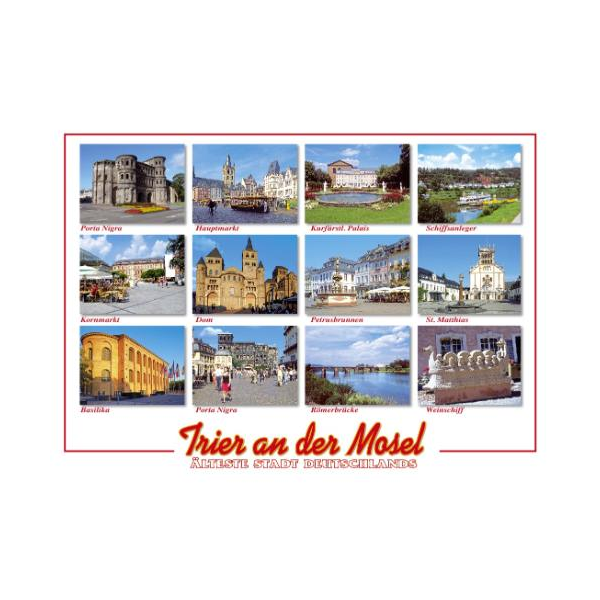 Trier Tischset Unterlage 44x32 cm Älteste Stadt Deutschlands 12 Fotomotive