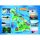 Insel Usedom Tischset Unterlage 44x32 cm Ostseeheilbad 7 Fotomotive Landkarte