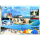 Insel Usedom Tischset Unterlage 44x32 cm Ostseeheilbad 7 Fotomotive Landkarte