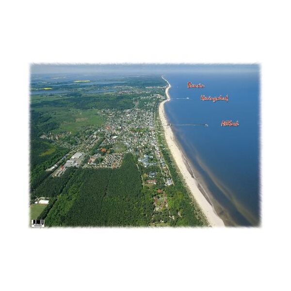 Insel Usedom Unterlage 44x32 cm SP 195