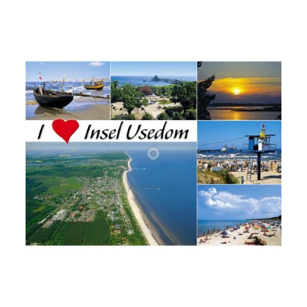 Insel Usedom Unterlage 44x32 cm SP 195