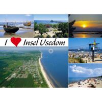 Insel Usedom Unterlage 44x32 cm SP 195