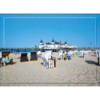 Ostseebad Ahlbeck Tischset Unterlage 44x32 cm Insel Usedom