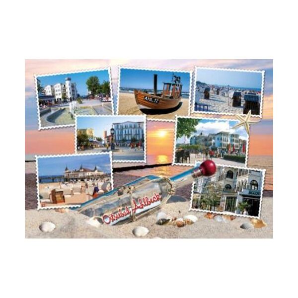 Ostseebad Ahlbeck Tischset Unterlage 44x32 cm Lieblingsinsel Usedom