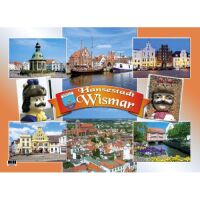 Wismar Tischset Unterlage 44x32 cm Hansestadt Ostsee