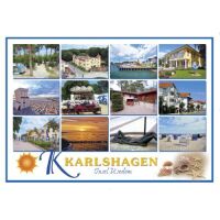 Karlshagen Tischset Unterlage 44x32 cm 12 Fotomotive...