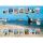 Insel Usedom Unterlage 44x32 cm Ostsee