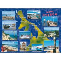 Insel Usedom Tischset Unterlage 44x32 cm  Sonneninsel...