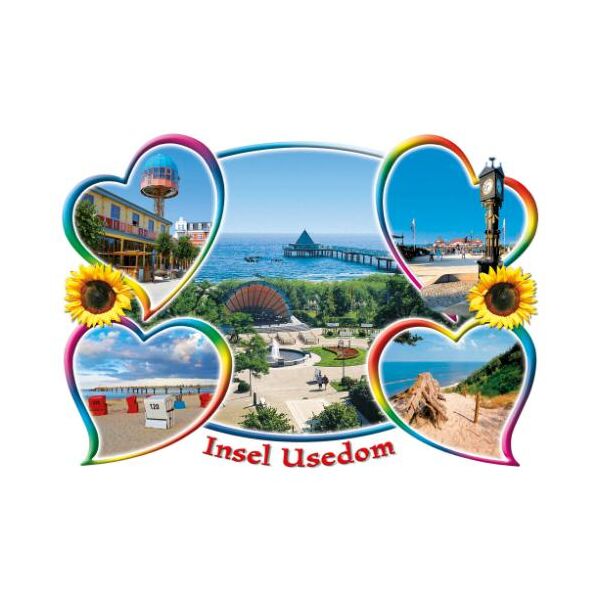 Insel Usedom Stanzkarten Ostseemotiv