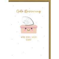 Genesung Gute Besserung Grußkarte mit Umschlag...