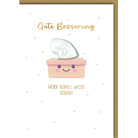 Genesung Gute Besserung Grußkarte mit Umschlag...