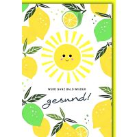 Genesung Gute Besserung Grußkarte mit Umschlag...