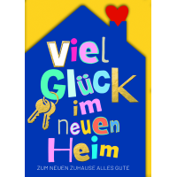 Neues Heim Einzug Umzug Glückwunschkarte mit...