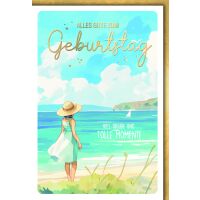 Geburtstag Glückwunschkarte mit Umschlag...