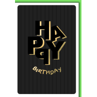 Geburtstag Glückwunschkarte mit Umschlag Happy...