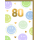 80. Geburtstag Glückwunschkarte mit Umschlag Pastellsmileys goldene Zahl Happy Birthday