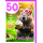 50. Geburtstag Glückwunschkarte mit Umschlag Wombats mit Muffin und Partyhut Happy Birthday Leben zu kurz