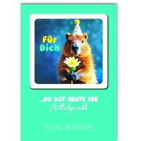 Geburtstag Glückwunschkarte mit Umschlag Bierdeckel...