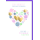 Hochzeitskarte mit Briefumschlag Smileys in Herzform Forever Happy together