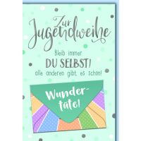Jugendweihe Geldgeschenkkarte Wundertüte...