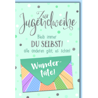 Jugendweihe Geldgeschenkkarte Wundertüte...