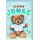 Geburt Baby Junge Glückwunschkarte mit Umschlag Teddybär hellblau Willkommen kleiner JUNGE