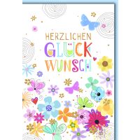 Herzlichen Glückwunsch Allgemeine Grußkarte...