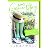 Geburtstag Glückwunschkarte mit Umschlag...