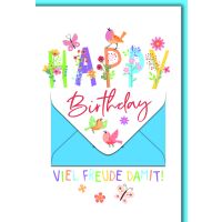 Geburtstag Geldgeschenkkarte Happy Birthday...