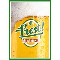 Geburtstag Musikkarte Soundkarte A5 Bier Prost, Song Kaum...