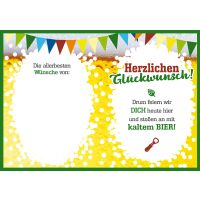 Geburtstag Musikkarte Soundkarte A5 Bier Prost, Song Kaum...