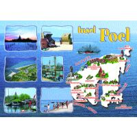 Insel Poel Postkarte Ansichtskarte Landkarte 6 Bilder Ostsee
