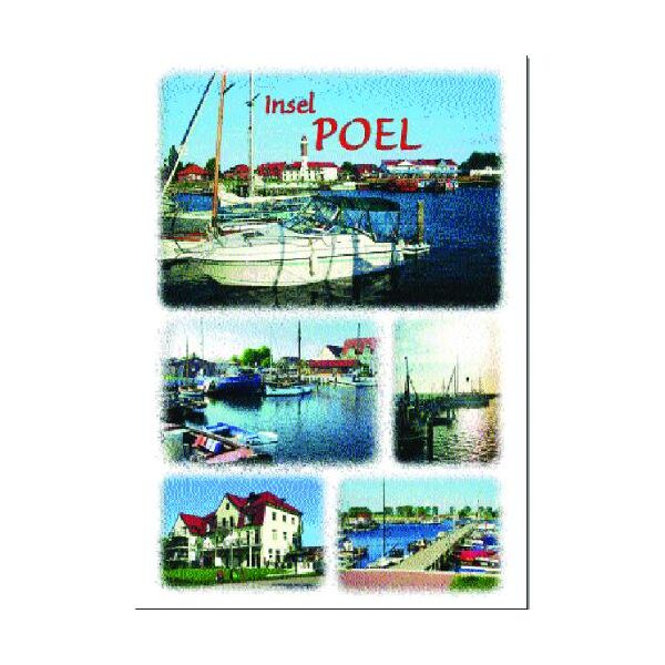 Insel Poel Postkarte Ansichtskarte 5 Fotos Ostseebad