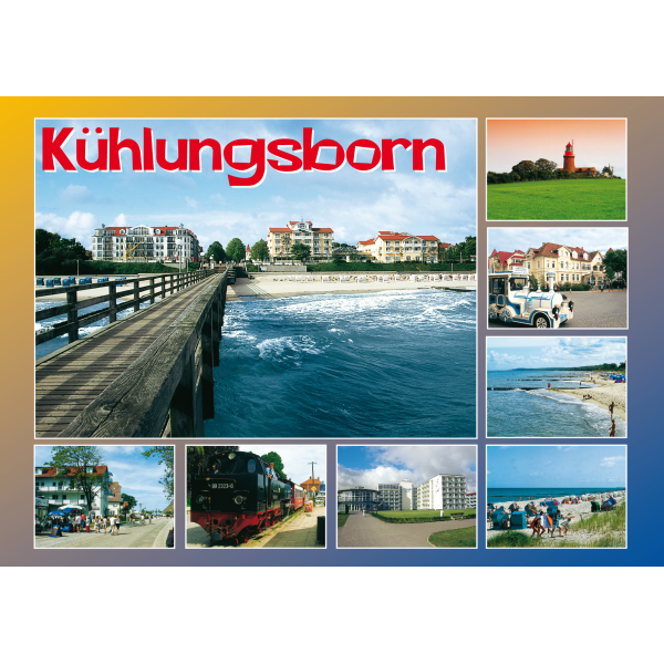Kühlungsborn Postkarte Ansichtskarte 8 Fotos Ostseebad