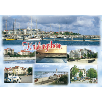 Kühlungsborn Postkarte Ansichtskarte 6 kleine Fotos...