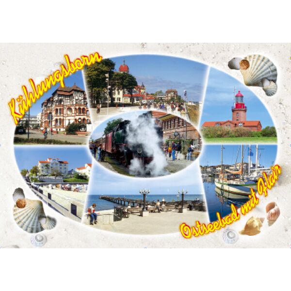 Kühlungsborn Postkarte Ansichtskarte Seebad mit Flair Ostseebad