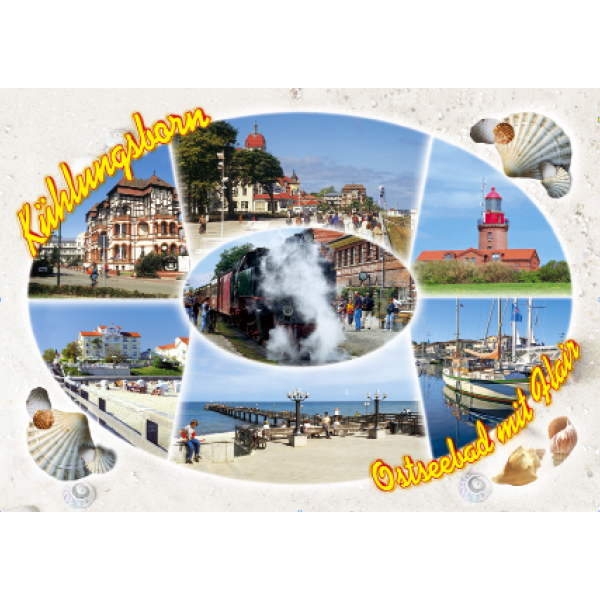 Kühlungsborn Postkarte Ansichtskarte Seebad mit Flair Ostseebad