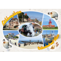 Kühlungsborn Postkarte Ansichtskarte Seebad mit...