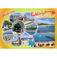 Kühlungsborn Postkarte Ansichtskarte Blume Bilder...