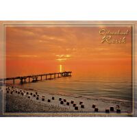 Rerik Postkarte Ansichtskarte Sonnenuntergang Meer Ostseebad