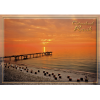 Rerik Postkarte Ansichtskarte Sonnenuntergang Meer Ostseebad