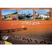 Rerik Postkarte Ansichtskarte Grüße aus Strand...