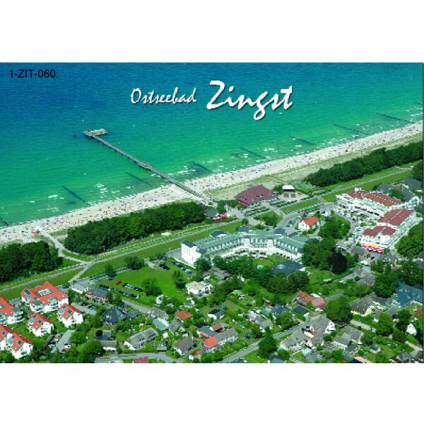 Zingst Postkarte Ansichtskarte Luftaufnahme Strand Ostseebad