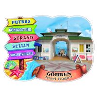 Göhren auf Rügen Magnet Wegweiser Ostseebad
