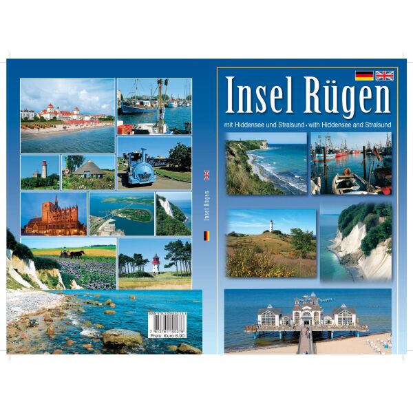 Insel Rügen Broschüre Prospekt Reiseführer Ostseeinsel mit Hiddensee und Stralsund deutsch-englisch