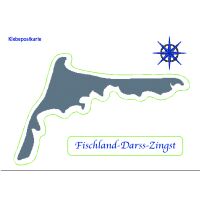 Fischland Darß Zingst Klebepostkarte Autoaufkleber...