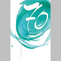 A – 70. Geburtstag - Karte mit Umschlag