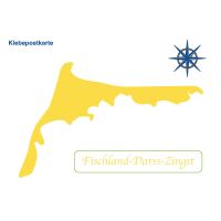 Fischland Darß Zingst Klebepostkarte Autoaufkleber...