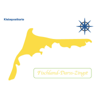 Fischland Darß Zingst Klebepostkarte Autoaufkleber...